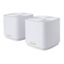 Asus | AX1800 Wireless Dual Band Mesh Router | ZenWiFi AX Mini XD4 (2 pack) | 802.11ax | 1201 Mbit/s | 10 Mbit/s | Ethernet LAN - 3